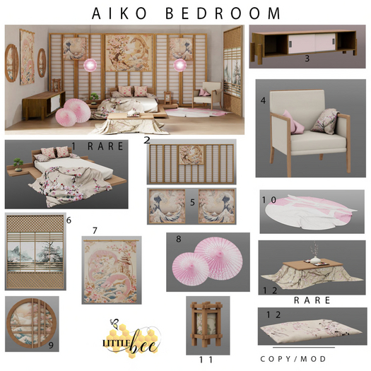 01 - Little Bee - Aiko Bedroom RARE