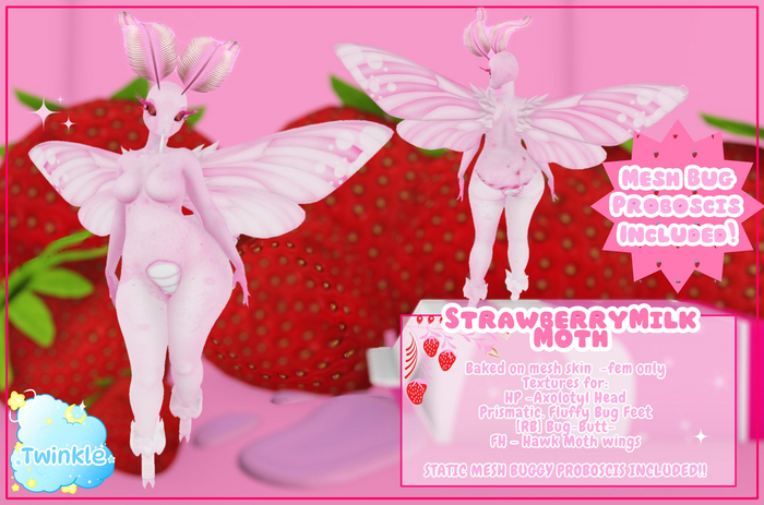 *Twinkle* Strawberry Milk Moth!  