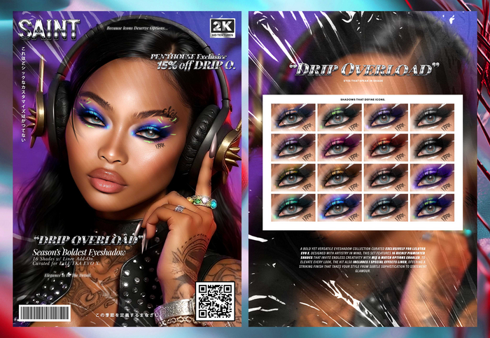! #saint. x evox - drip overload eyeshadow