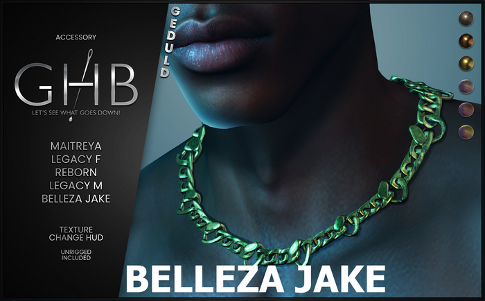 [GHB] ACCESSOIRE: GEDULD Necklace (BELLEZA JAKE)