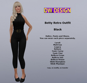 DEMO DW - Betty Retro Outfit Black