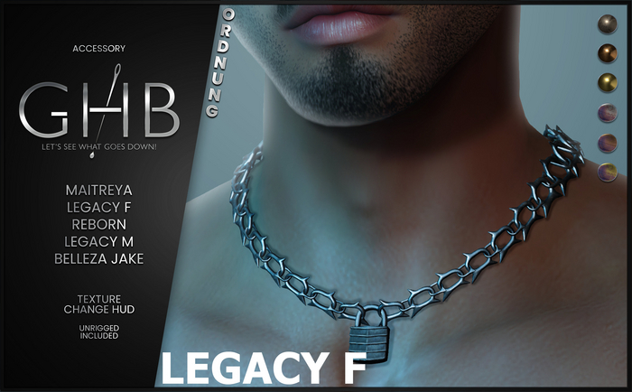 [GHB] ACCESSOIRE: ORDNUNG Necklace (LEGACY F)