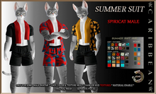 [CARIBBEAN]  JOMO FURRY SUMMER SUIT SPIRICAT MALE