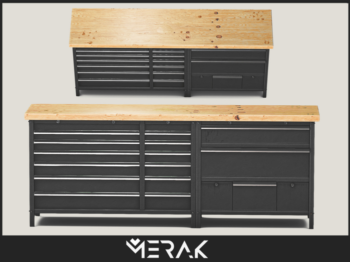 [Merak] - Kubix Long Cabinet
