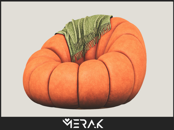 [Merak] - Pumpkin Chair (Orange) PG