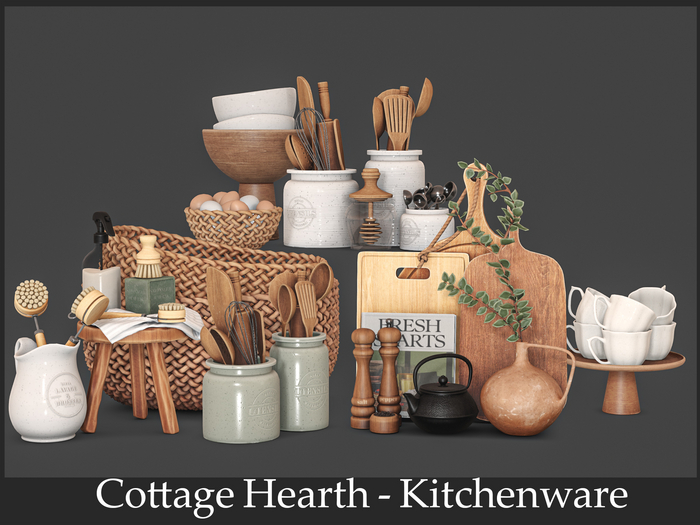 [Merak] - Cottage Hearth -Kitchenware Pack