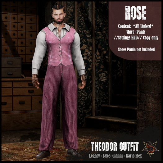 //RKS// Theodor Outfit - Rose
