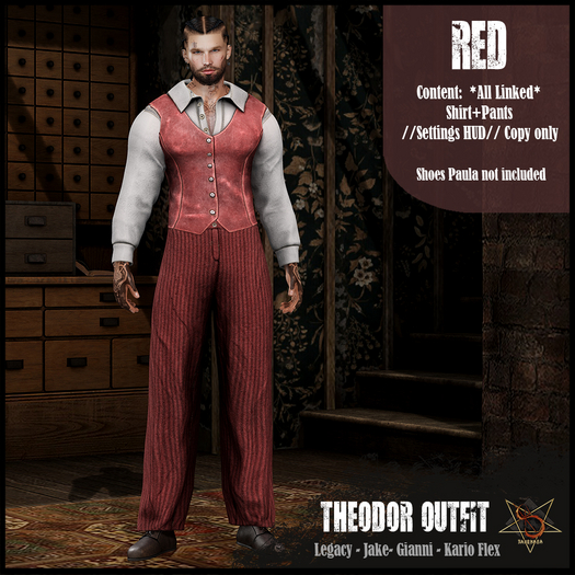 //RKS// Theodor Outfit - Red