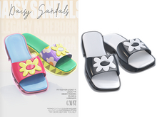 Dear V. Daisy Sandals - Black