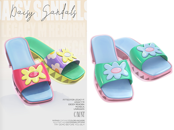 Dear V. Daisy Sandals - Mix01