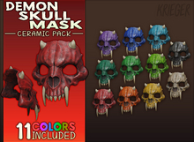 [Krieger] Demon Skull Mask - Ceramic Pack
