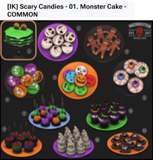 [IK] Scary Candies - Monster Cake