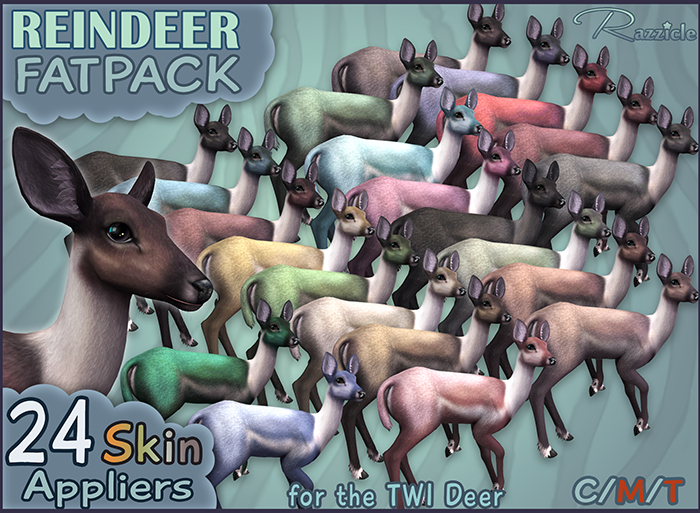 [Razzicle] Reindeer Skin Appliers Fatpack