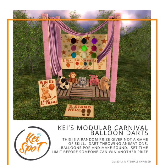 Kei's Modular Carnival (balloon darts) 