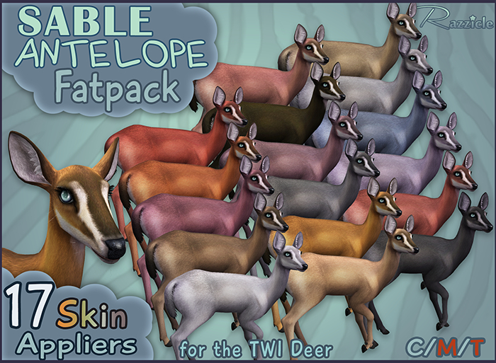 [Razzicle] Sable Antelope Skin Applier Fatpack