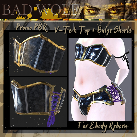 {BW} Promo Panter V-Tech Top & Bulge Shorts
