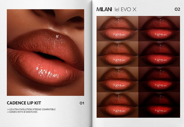 MILANI - "CADENCE" LIP KIT / FATPACK