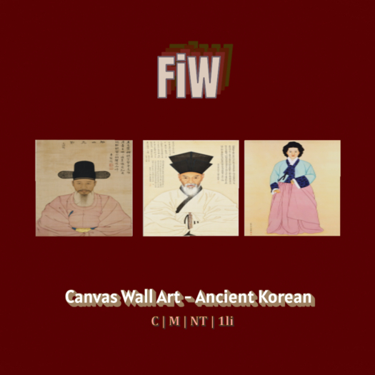 FiW Canvas Wall Art - Ancient Korean