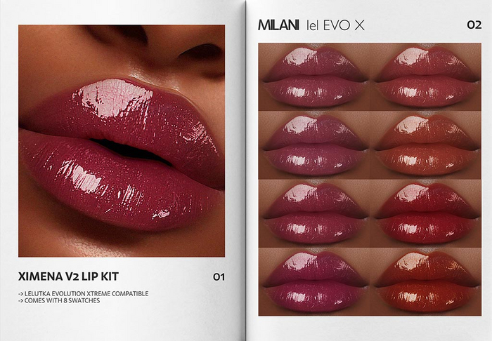 MILANI - "XIMENA V2" LIP KIT / FATPACK