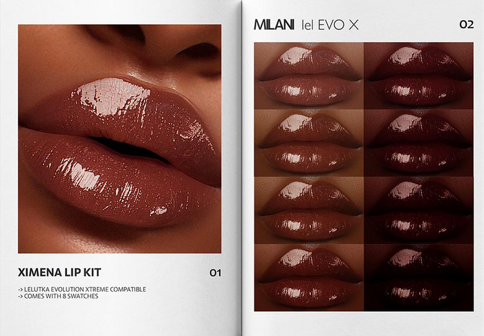 MILANI - "XIMENA" LIP KIT / DEMO