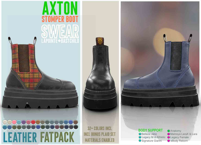 Boots - Axton - LEATHER