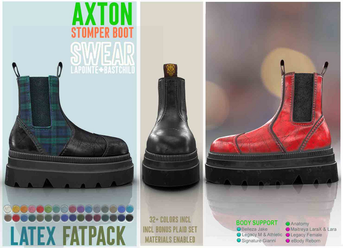 Boots - Axton - Latex 