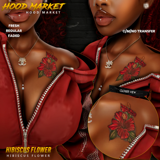 [HM] Hibiscus Flower Tattoo