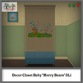 Lady's Garden - Decor Closet Baby "Merry Bears" 3Li