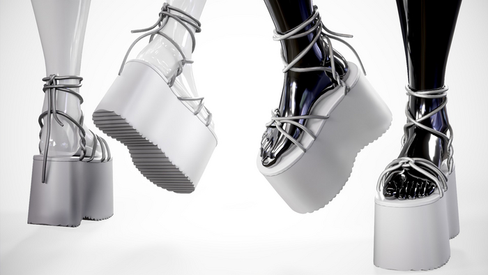 Sbrose Sandals White