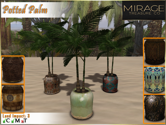 {Mirage} Potted Palm