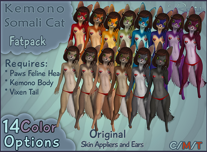 [Razzicle] Kemono Somali Cat Fatpack