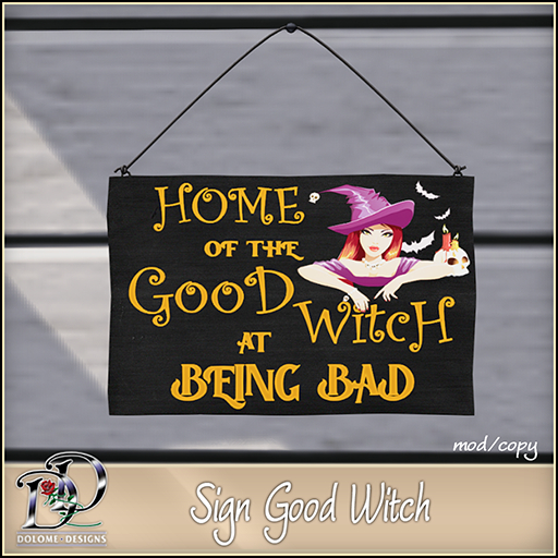 Dolome Designs Sign Good Witch