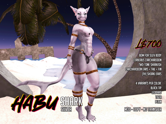 [HABU] Shark - Silver
