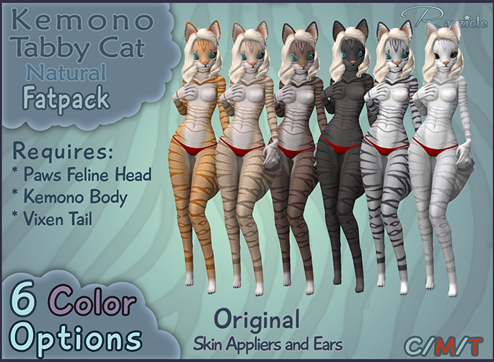 ! [Razzicle] Kemono Tabby Cat Natural Fatpack