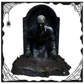 Zombie Climbing Out of Grave