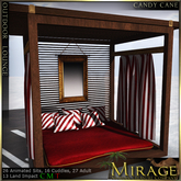 {Mirage} Outdoor Lounge - Candy Cane