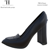 Thalia Heckroth - Block Heel Loafer Pumps BLACK