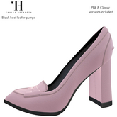 Thalia Heckroth - Block Heel Loafer Pumps PINK