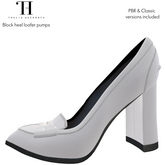 Thalia Heckroth - Block Heel Loafer Pumps WHITE