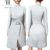 Thalia Heckroth - Rania coat WHITE