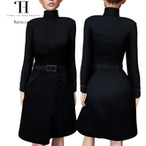 Thalia Heckroth - Rania coat BLACK