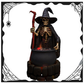 Witch Skeleton w Cauldron