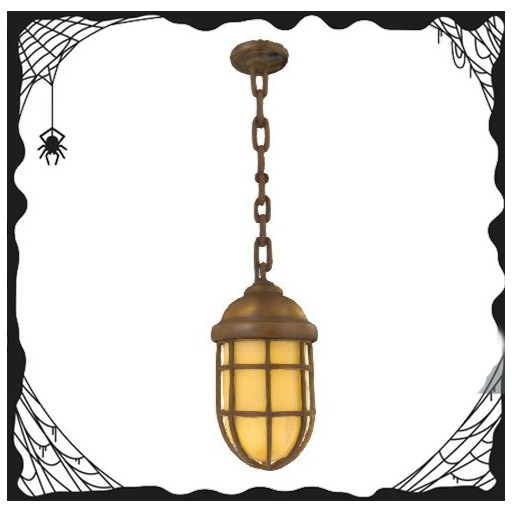 Industrial Drop Light -Yellow