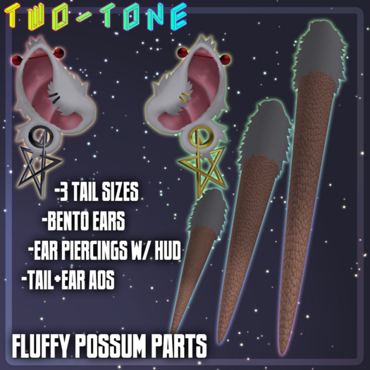 FLUFFY POSSUM PARTS 