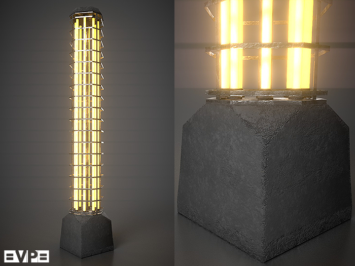 =VP= Neon Pillar/Tower Industrial