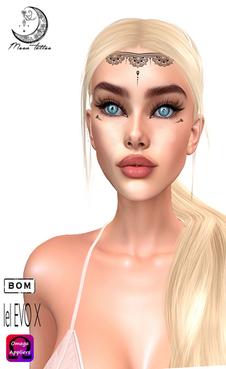 **MOON TATTOO** Henna Face