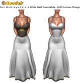 *!*BOUDOIR Ral Maitreya Lara X  FitMesh Gown White
