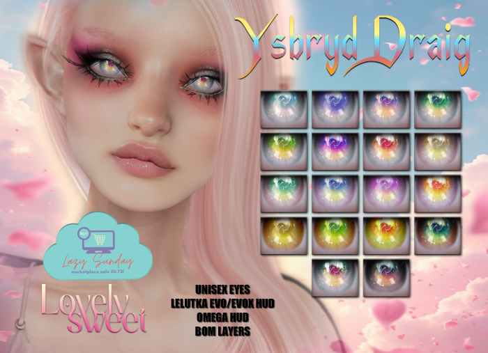 .lovelysweet. Ysbryd Draig Eyes Set  