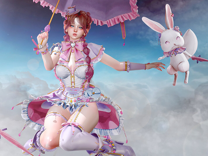 2.SallieLanguage/CH Rain/Costume Full Set RARE