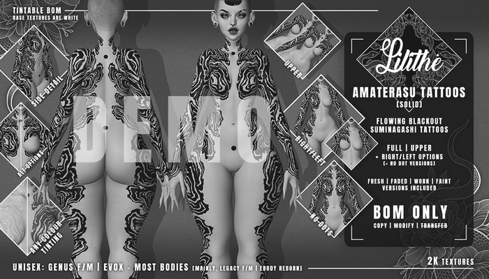 Lilithe'// Amaterasu Tattoos [SOLID] [DEMO]